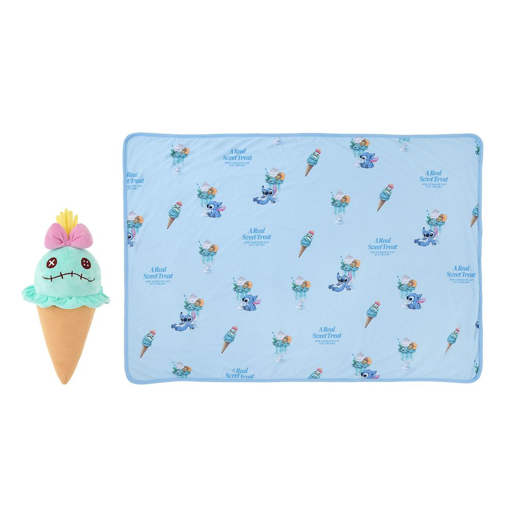 スティッチ ブランケット 接触冷感 ケース入り サマースイーツ Disney Cool Goods