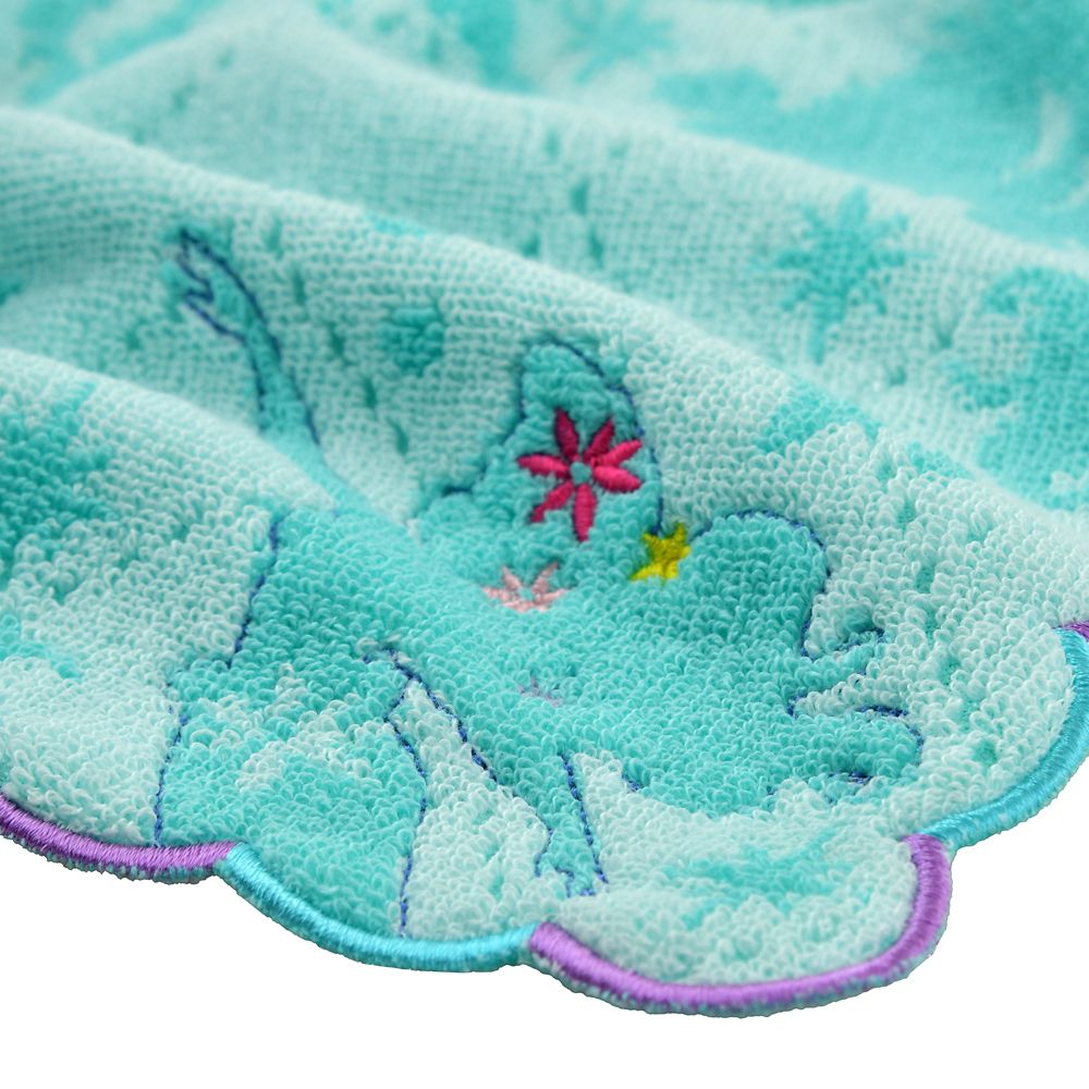 アリエル、フランダー、セバスチャン ミニタオル スカラップ シルエット 刺しゅう