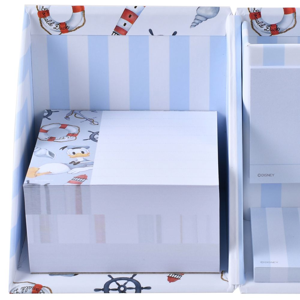 ドナルド 付箋・メモ帳 ペンスタンド付き Summer