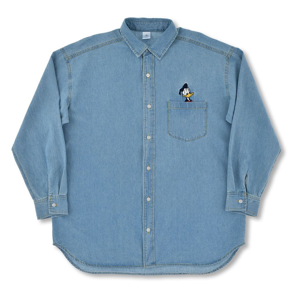 ドナルド 長袖シャツ デニム ブルー DONALD FASHION 2026