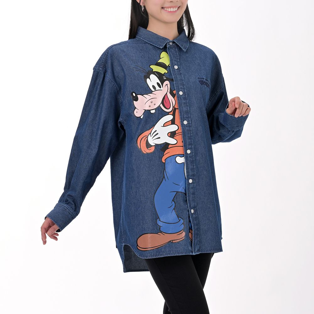 グーフィー 長袖シャツ デニム ブルー GOOFY FASHION 2026