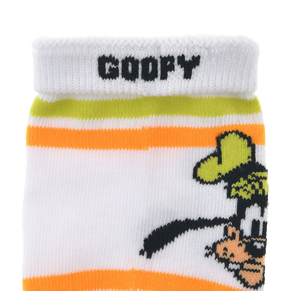 グーフィー 靴下 リブ ホワイト 23～25 GOOFY FASHION 2026