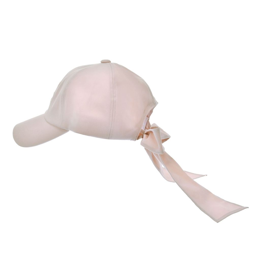 ミニー 帽子・キャップ 刺しゅう リボン ピンク 58