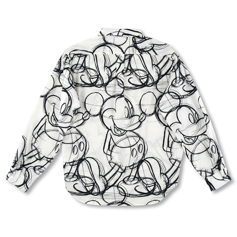 ミッキー 長袖シャツ スタンディングポーズ スケッチ MAGICAL LABEL