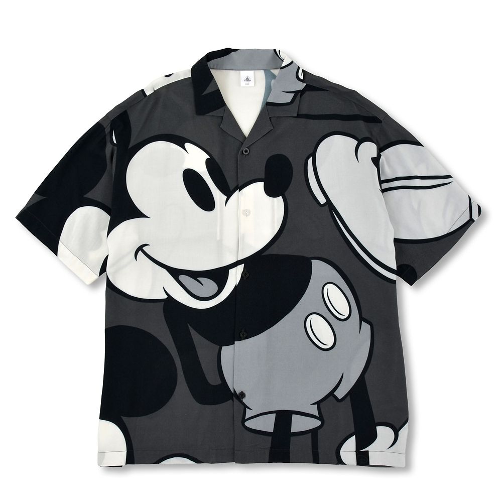 ミッキー 半袖シャツ スタンディングポーズ グレー MAGICAL LABEL