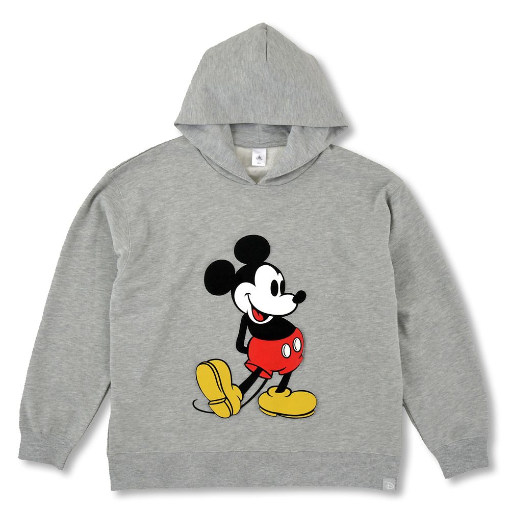 ミッキー 長袖パーカー スタンディングポーズ グレー MAGICAL LABEL