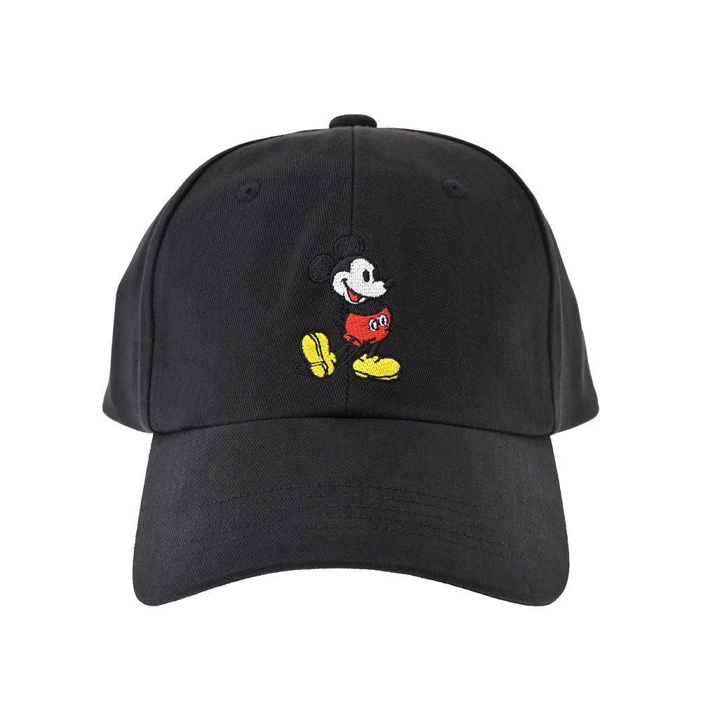 ミッキー 帽子・キャップ スタンディングポーズ 刺しゅう ブラック MAGICAL LABEL