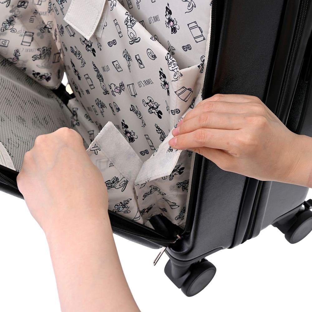 ミッキー スーツケース(S) フック付き ブラック Disney Disney Magical Travel