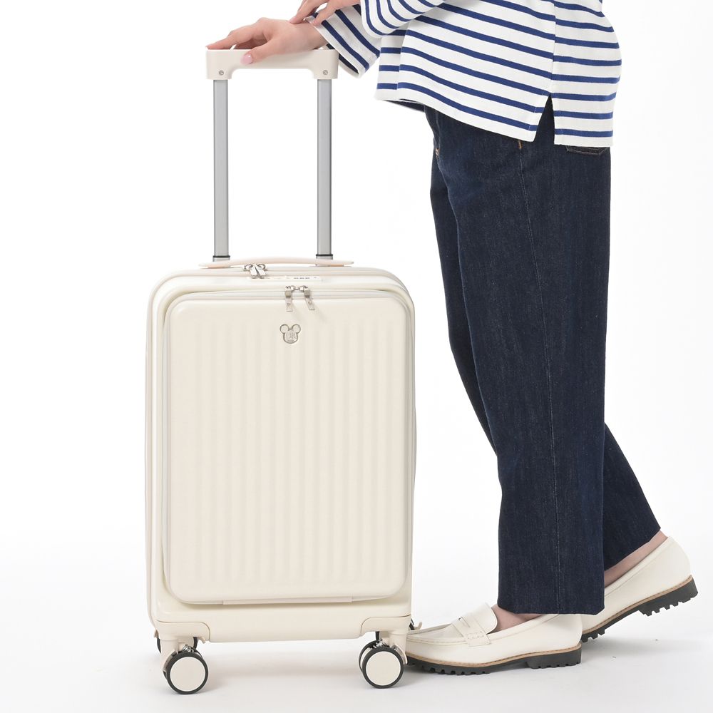 ミッキー スーツケース(S) フック付き ホワイト Disney Magical Travel