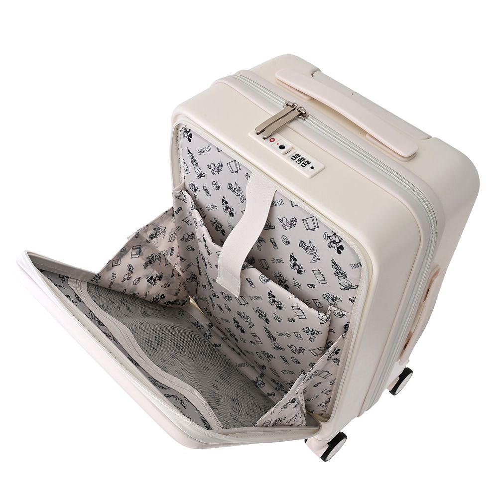 ミッキー スーツケース(S) フック付き ホワイト Disney Magical Travel