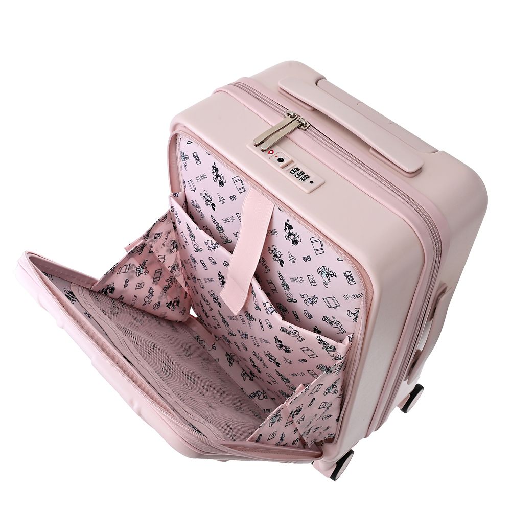 ミニー スーツケース(S) フック付き ピンク Disney Magical Travel