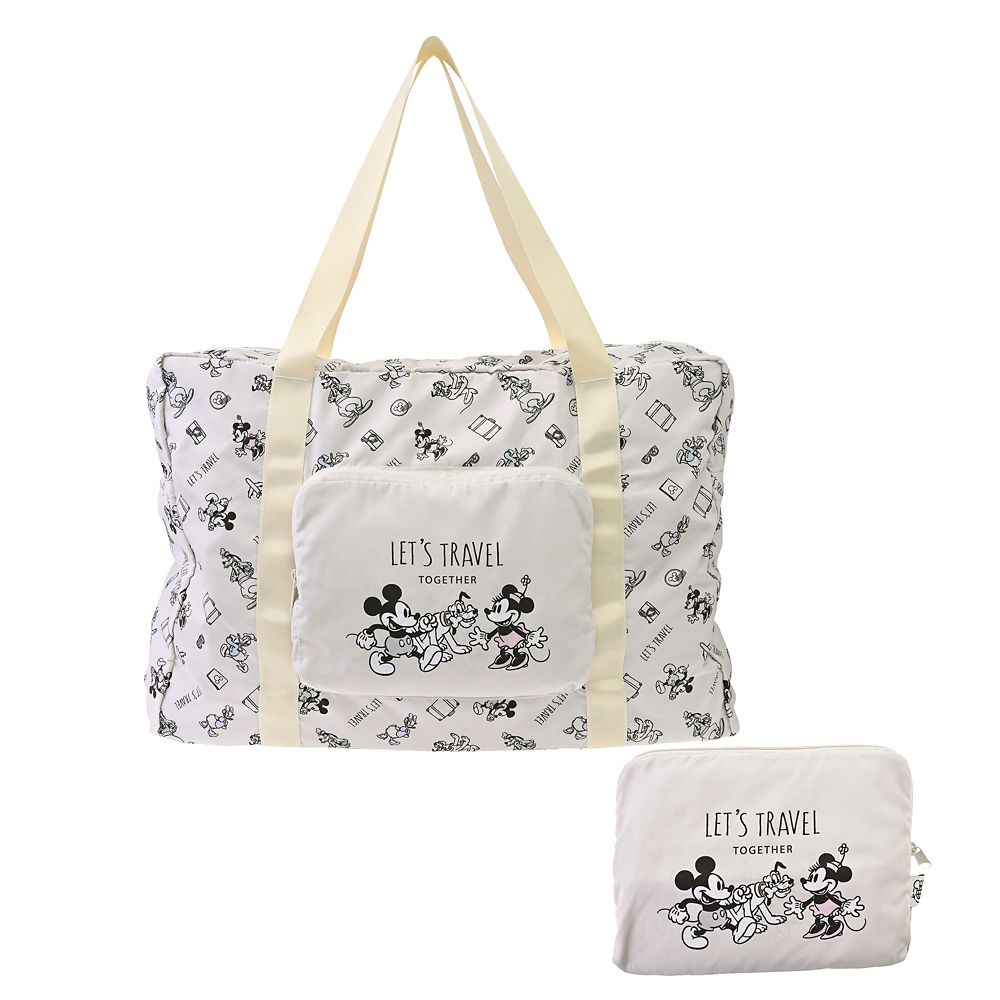 ミッキー＆フレンズ トートバッグ 折りたたみ式 ポケッタブル Disney Magical Travel
