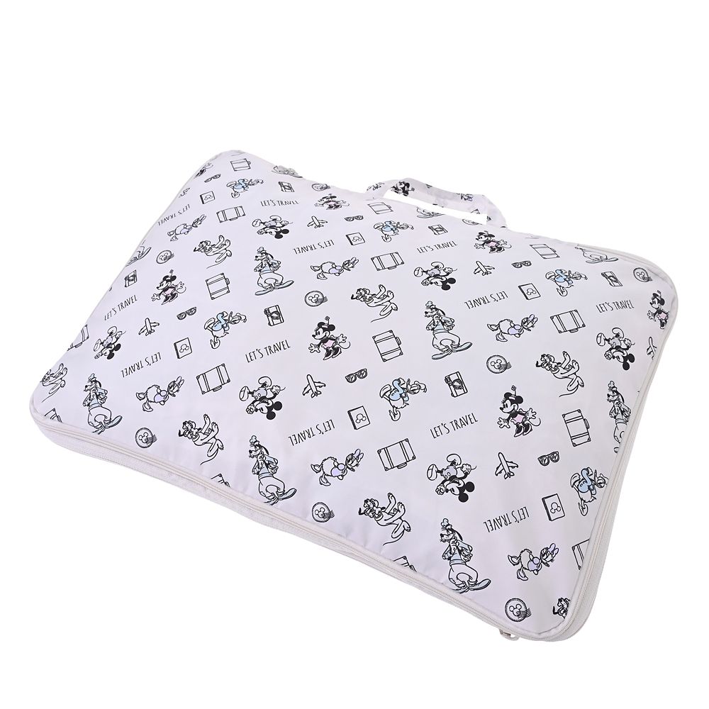 ミッキー＆フレンズ 衣類圧縮収納ポーチ(L) 2ルーム 折りたたみ式 Disney Magical Travel