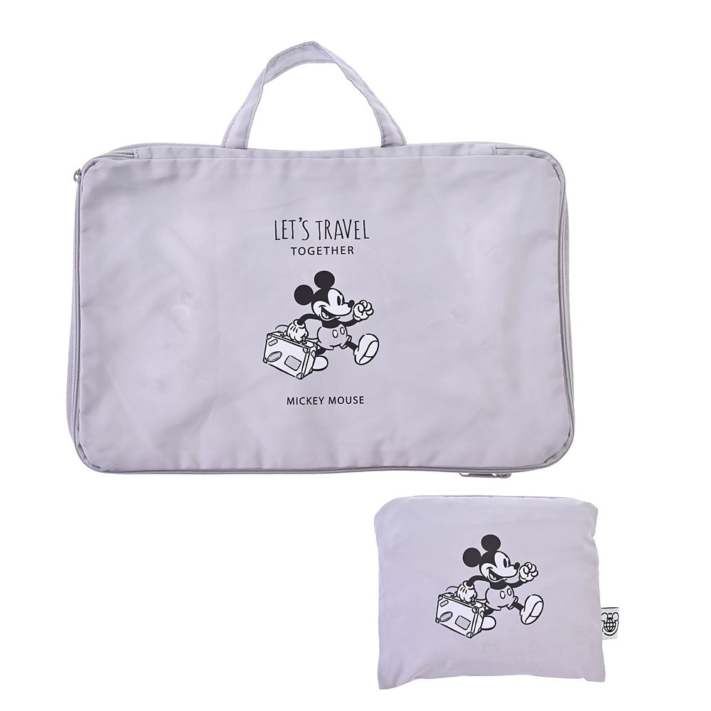 ミッキー 衣類圧縮収納ポーチ(M) 2ルーム 折りたたみ式 Disney Magical Travel