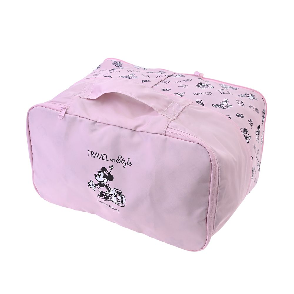 ミニー 衣類圧縮収納ポーチ(S) 折りたたみ式 Disney Magical Travel