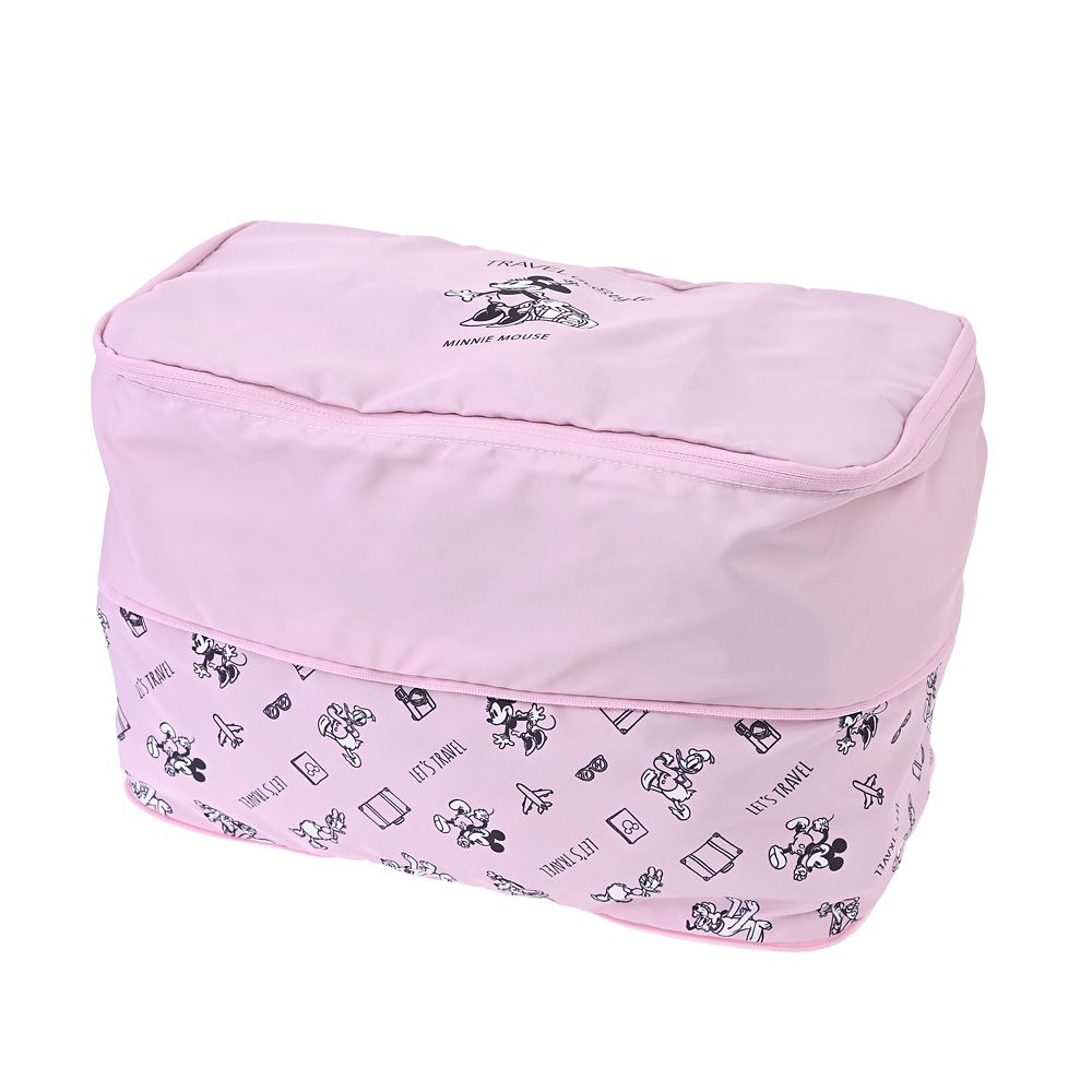 ミニー 衣類圧縮収納ポーチ(S) 折りたたみ式 Disney Magical Travel