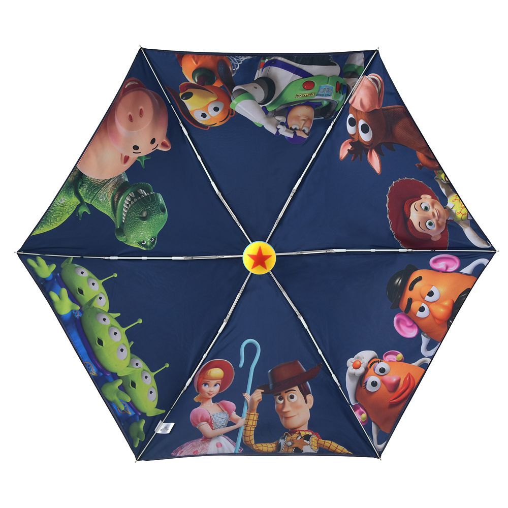 トイ・ストーリー 折りたたみ傘 晴雨兼用 ポーチ入り SHINY DAY