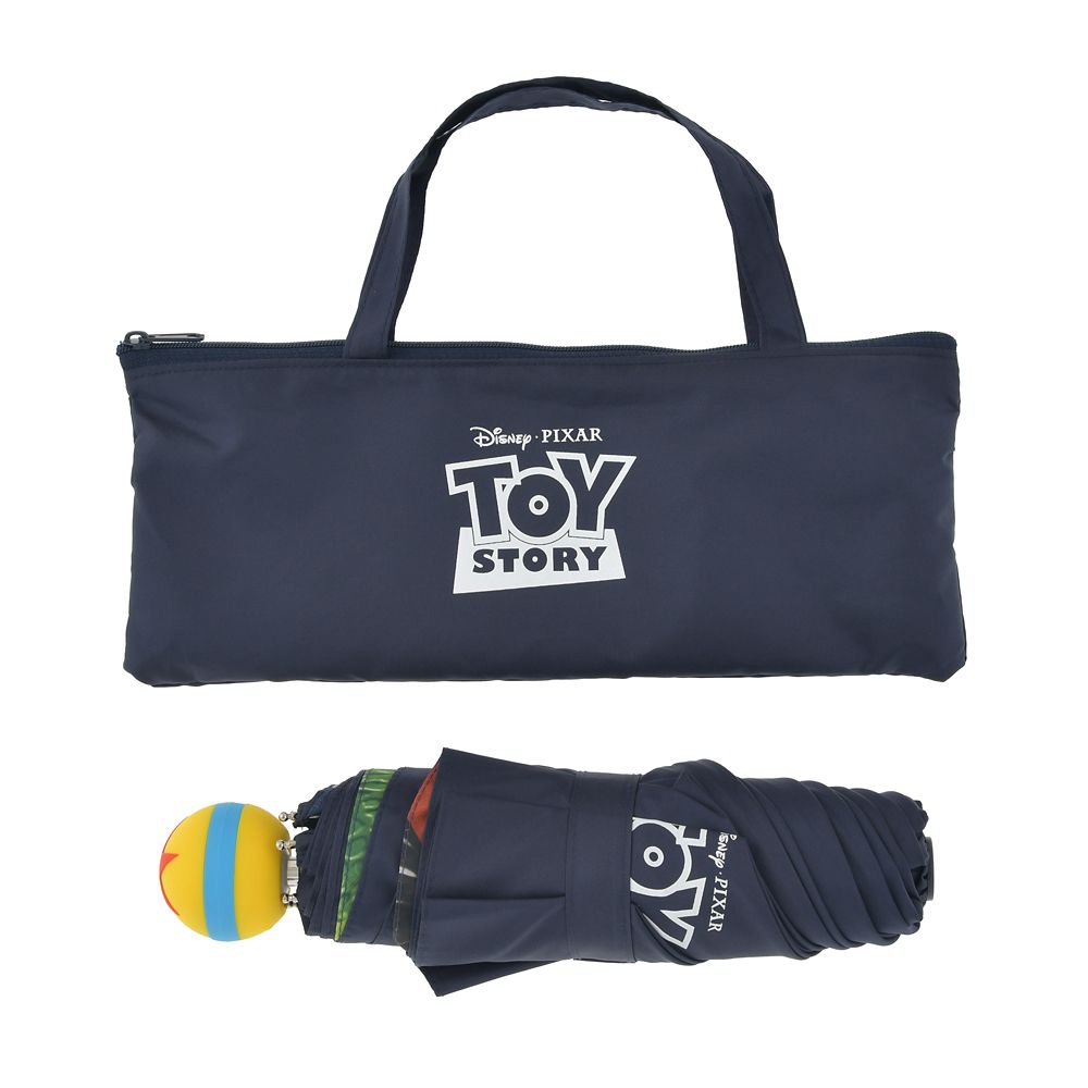 トイ・ストーリー 折りたたみ傘 晴雨兼用 ポーチ入り SHINY DAY