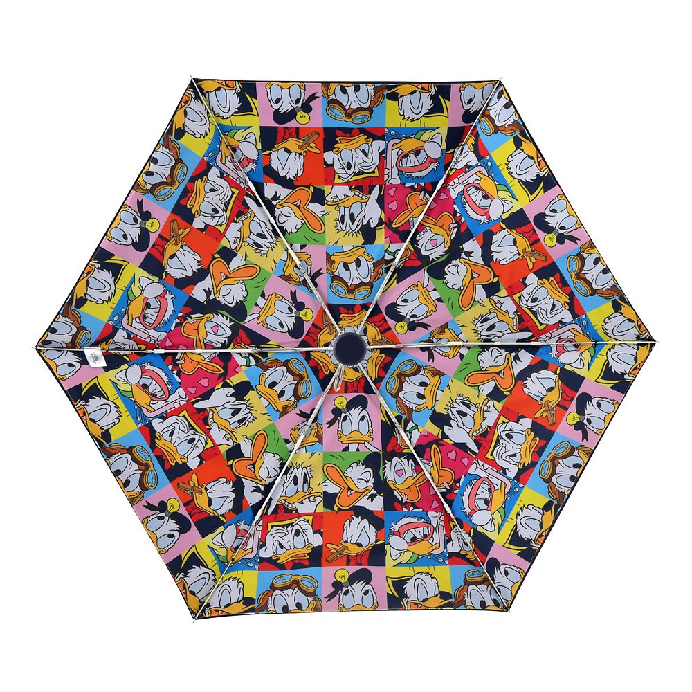 【5月1日発売】ドナルド 折りたたみ傘 晴雨兼用 ポーチ入り SHINY DAY