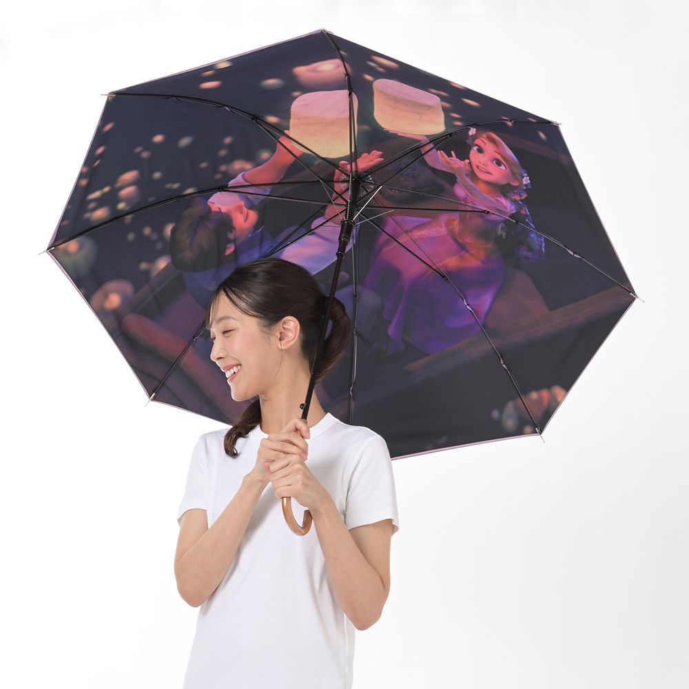ラプンツェル＆フリン・ライダー 長傘 ジャンプ式 RAINY DAY