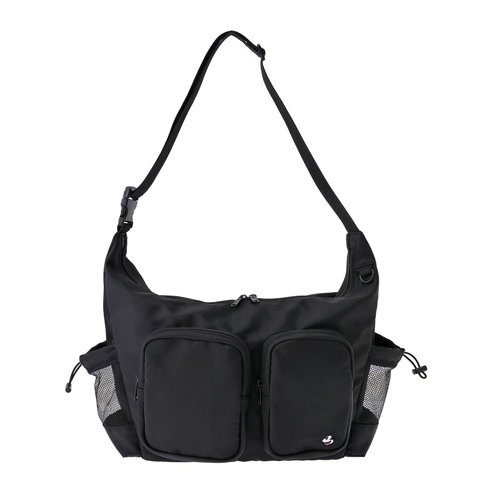 ミッキー ショルダーバッグ フロントポケット フェイス 刺しゅう Casual Bag