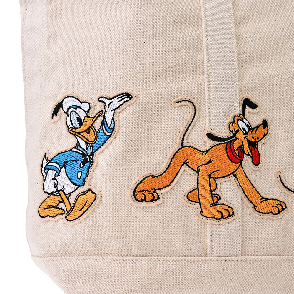 ミッキー＆フレンズ トートバッグ(L) シップ型 ウォーク アップリケ TOTE BAG Collection