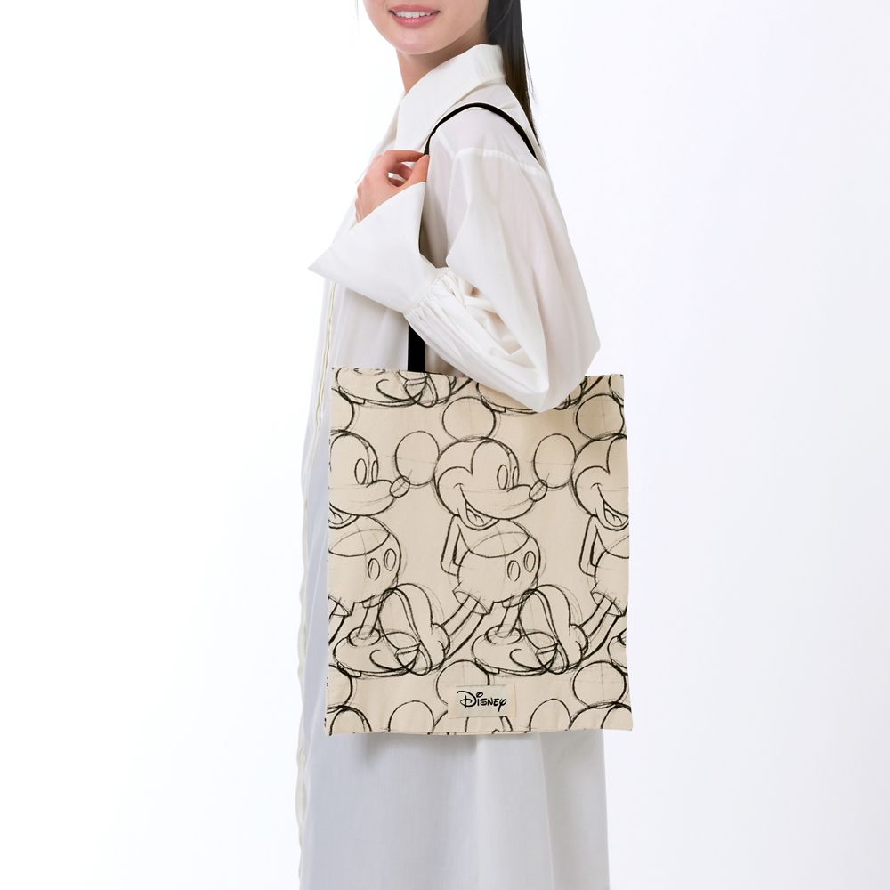ミッキー トートバッグ スタンディングポーズ スケッチ MAGICAL LABEL