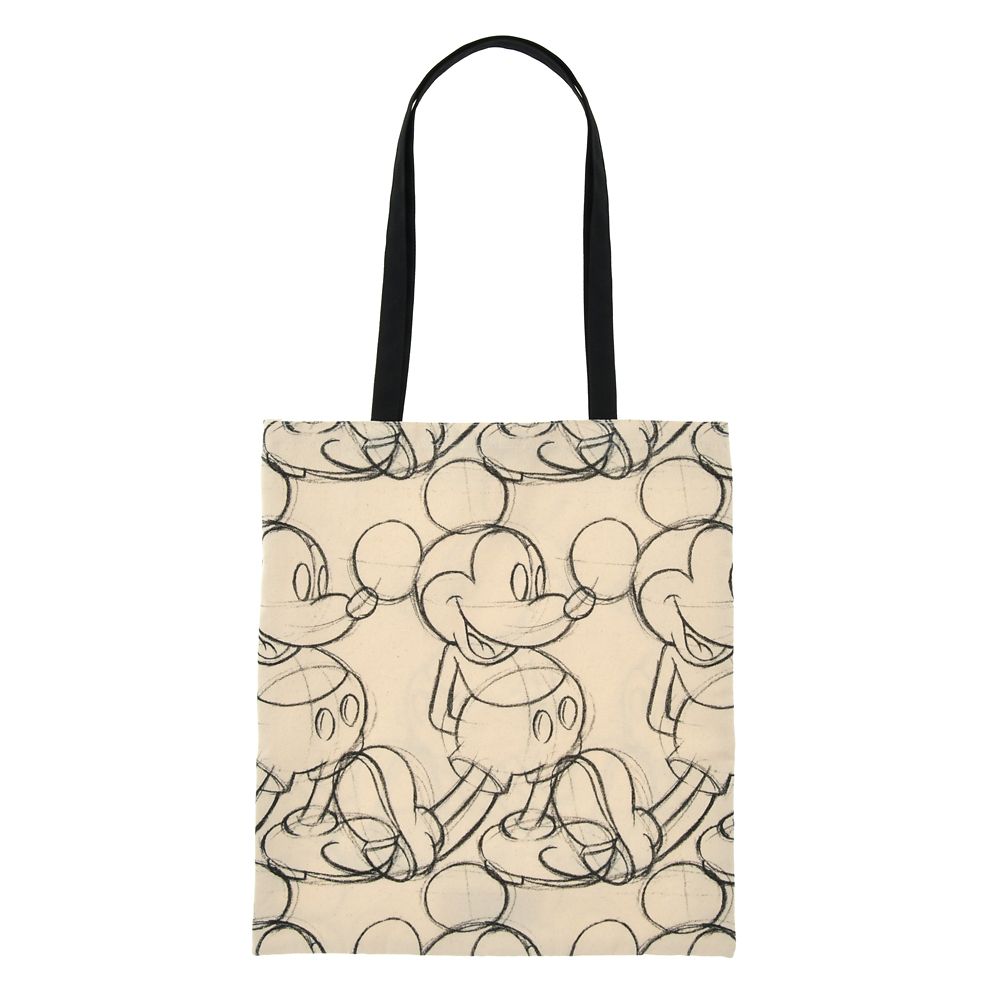ミッキー トートバッグ スタンディングポーズ スケッチ MAGICAL LABEL