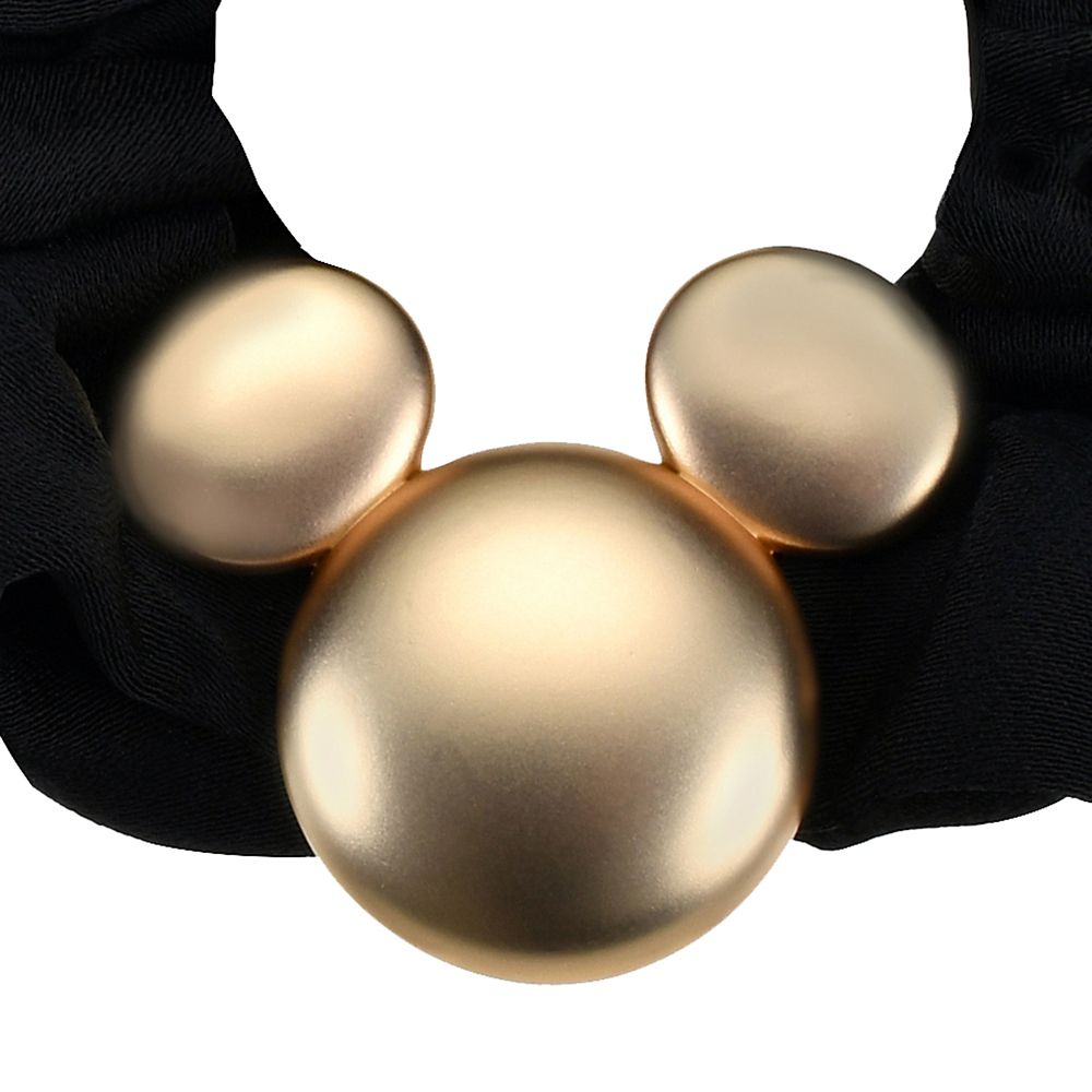 ミッキー シュシュ アイコン メタルモチーフ