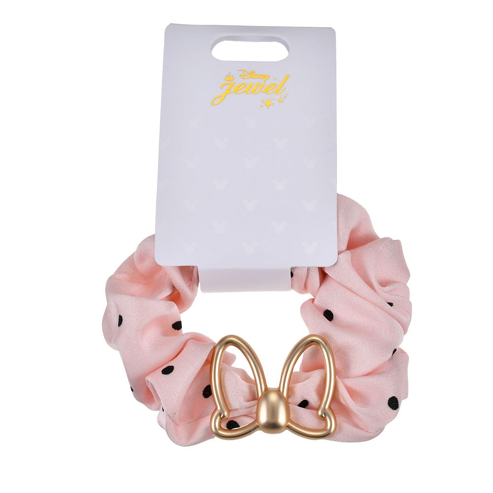 ミニー シュシュ リボン メタルモチーフ