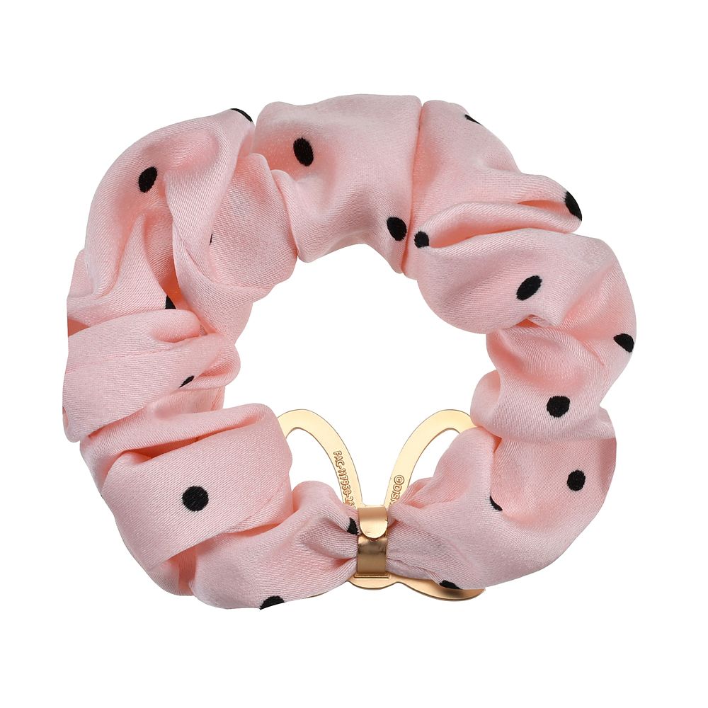 ミニー シュシュ リボン メタルモチーフ