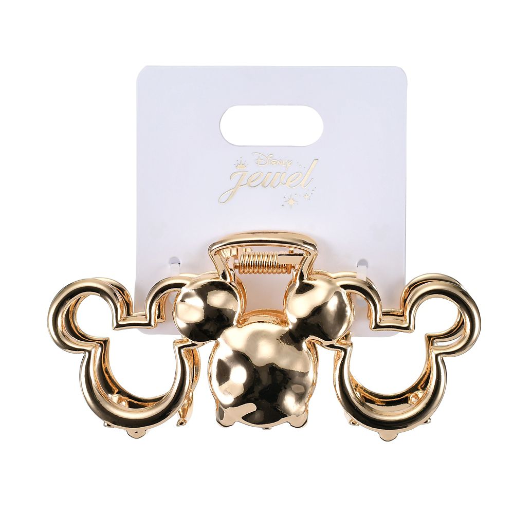 ミッキー ヘアクリップ トリプルアイコン メタルカラー