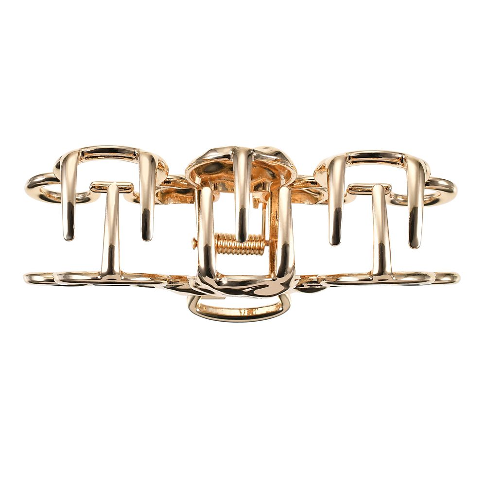 ミッキー ヘアクリップ トリプルアイコン メタルカラー