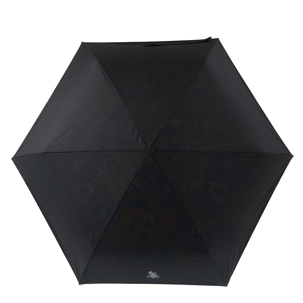 グーフィー 折りたたみ傘 晴雨兼用 ポーチ入り カラーブロック SHINY DAY