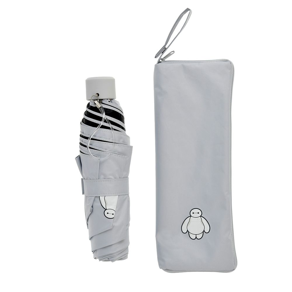 【5月1日発売】ベイマックス 折りたたみ傘 晴雨兼用 ポーチ入り ワンポイント SHINY DAY