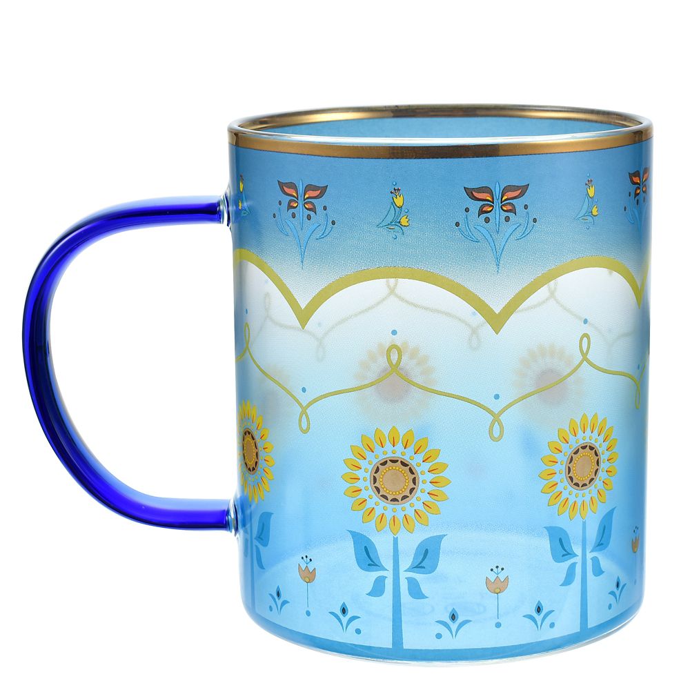 アナ マグカップ 耐熱ガラス FROZEN FEVER