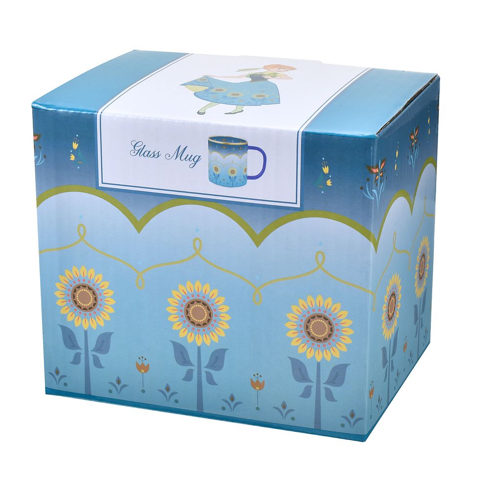 アナ マグカップ 耐熱ガラス FROZEN FEVER