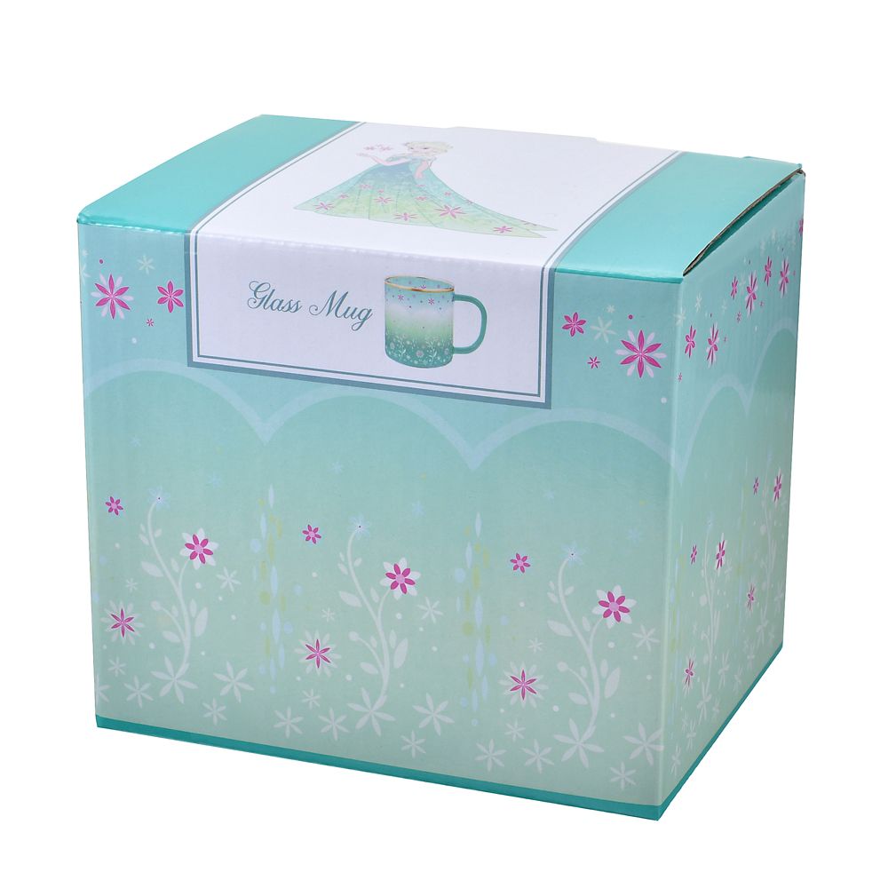エルサ マグカップ 耐熱ガラス FROZEN FEVER
