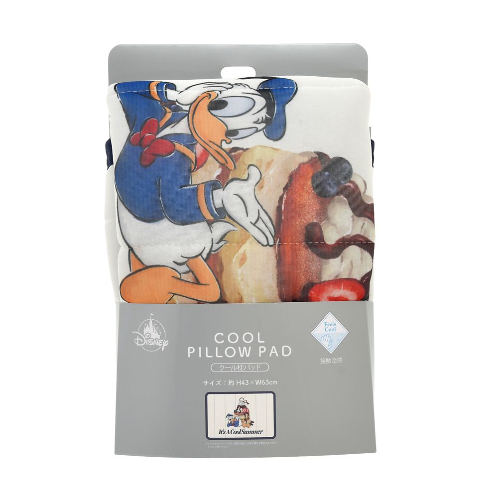 ドナルド 枕パッド 接触冷感 サマースイーツ Disney Cool Goods