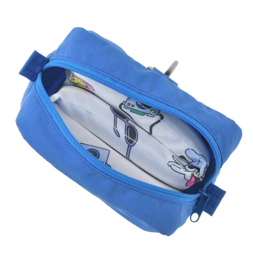 ミッキー＆フレンズ シートクッション ポーチ入り カラビナ付き DISNEY LEISURE TIME