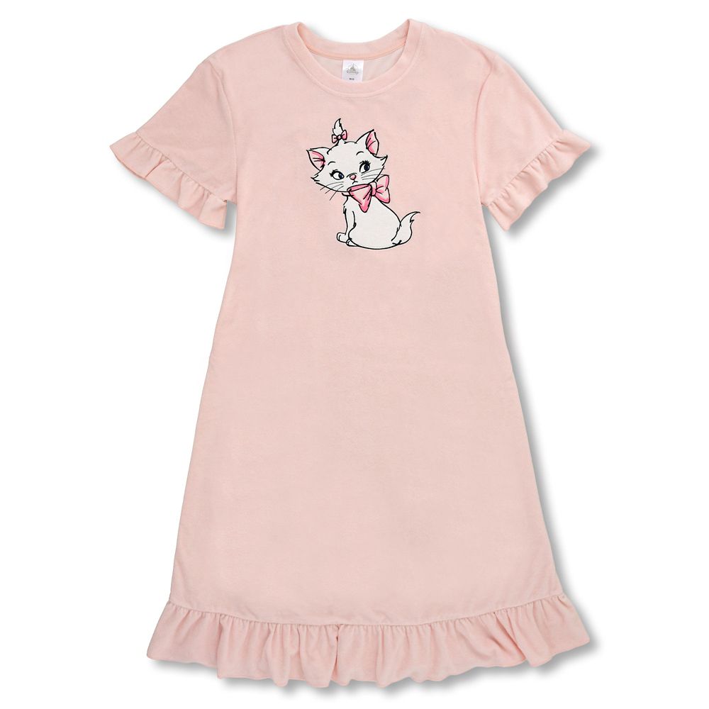 マリー おしゃれキャット 半袖ワンピース パイル ピンク ルームウェア