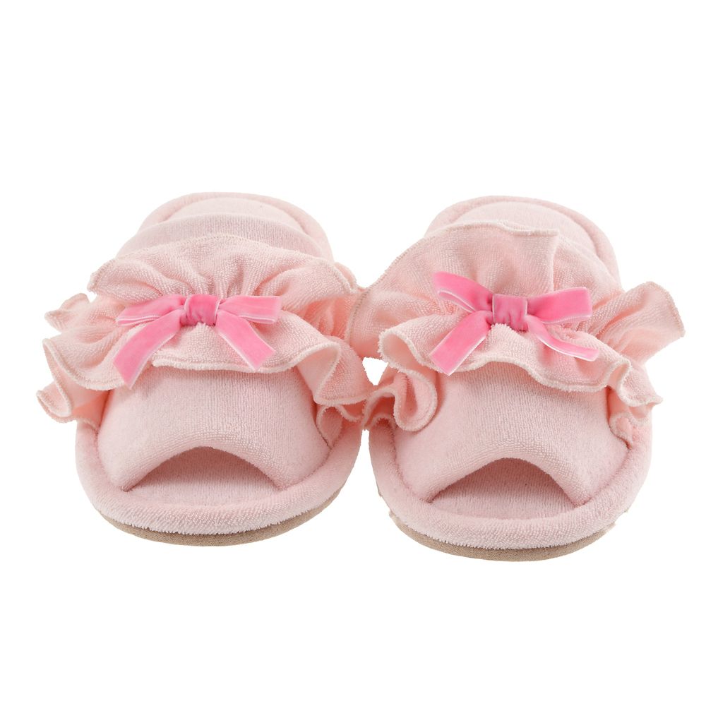 マリー おしゃれキャット ルームシューズ パイル ピンク 22～24 ルームウェア