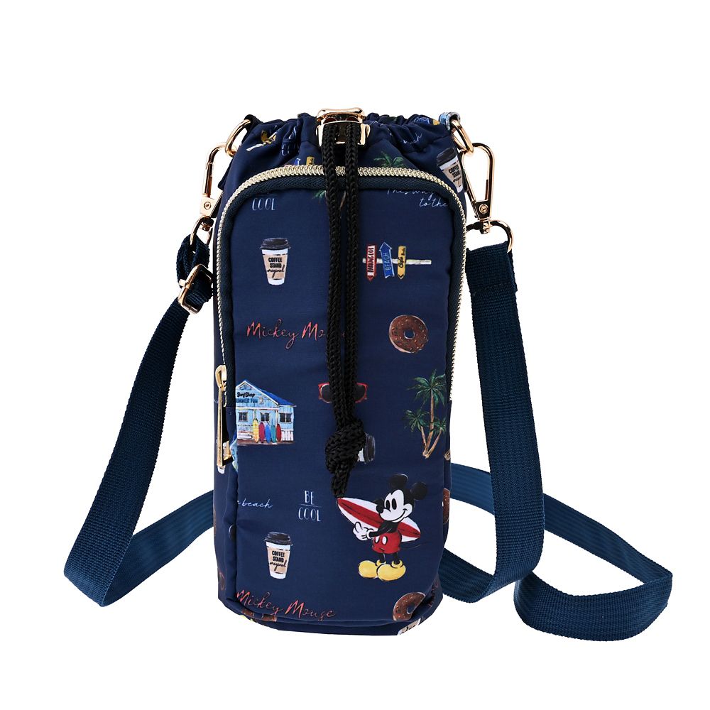 ミッキー ペットボトルカバー ストラップ付き サマーホリデー Drinkware