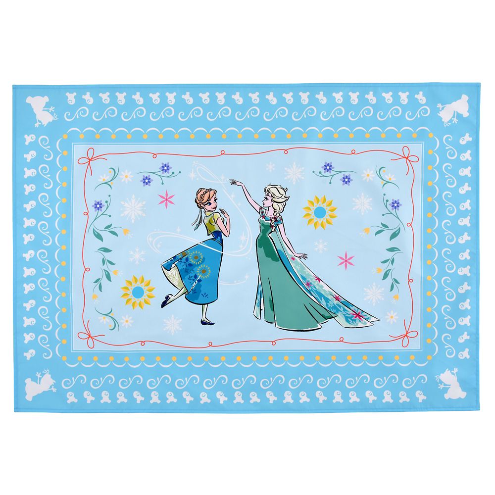 アナ＆エルサ レジャーシート ポーチ入り FROZEN FEVER