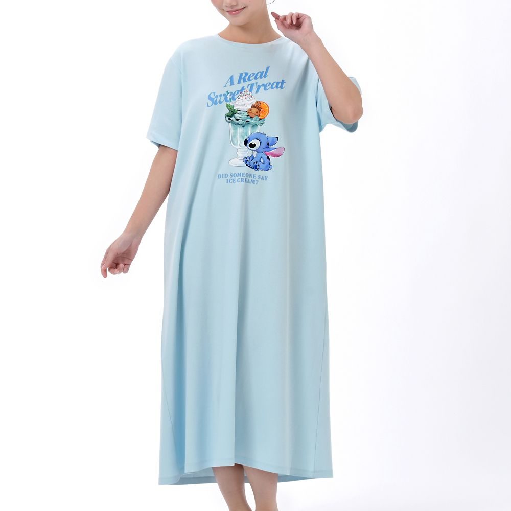 スティッチ 半袖ワンピース ルームウェア サマースイーツ Disney Cool Goods