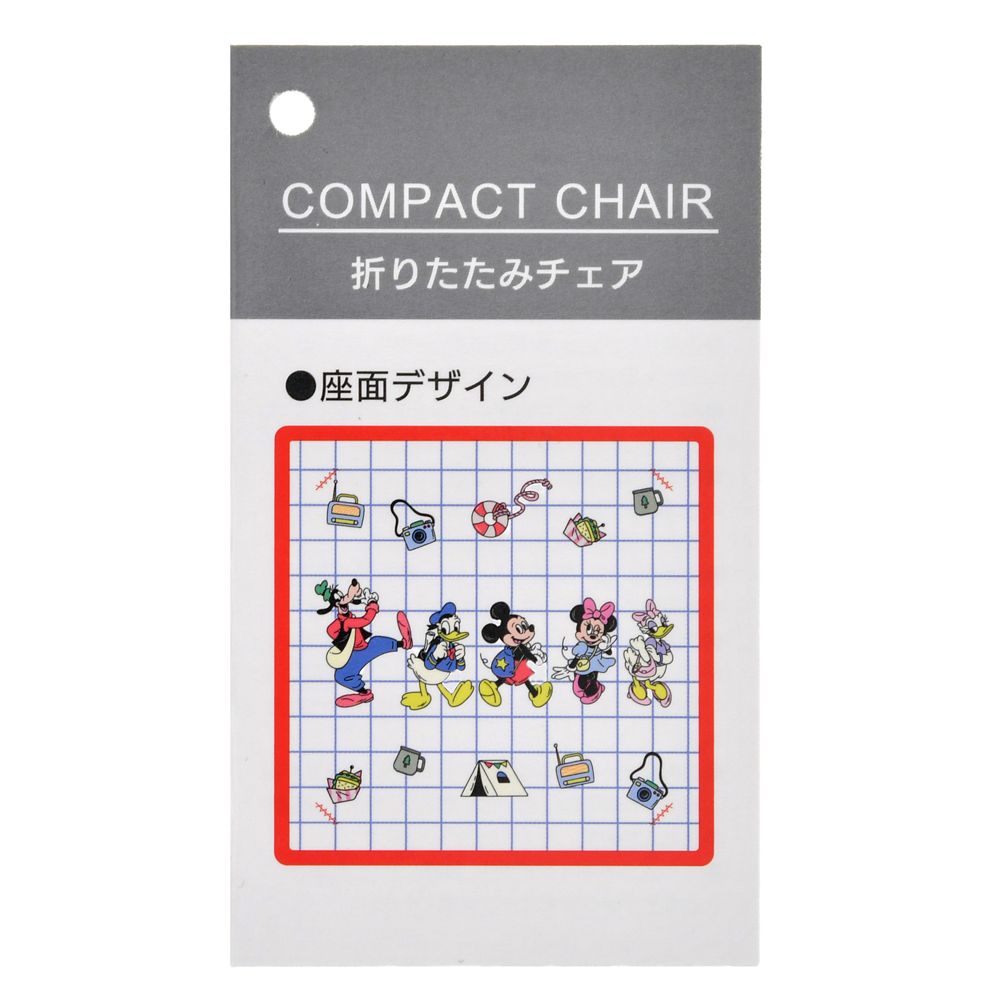 ミッキー＆フレンズ チェア 折りたたみ式 ポーチ入り DISNEY LEISURE TIME