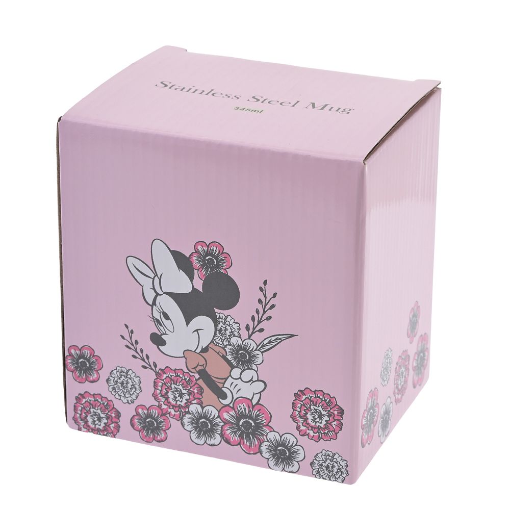 ミニー マグカップ ふた付き ステンレス Black＆Flower Drinkware