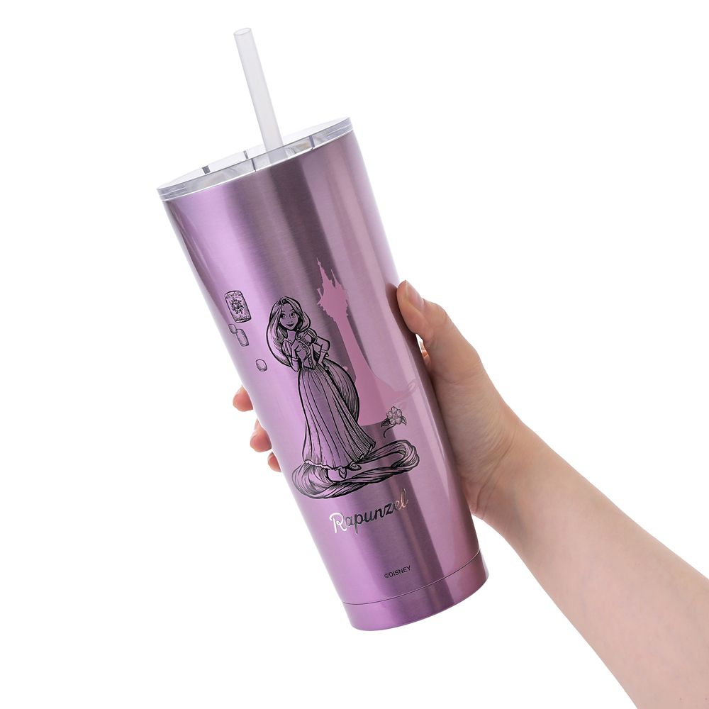 ラプンツェル タンブラー ステンレス ストロー付き プリンセスドリーム Drinkware