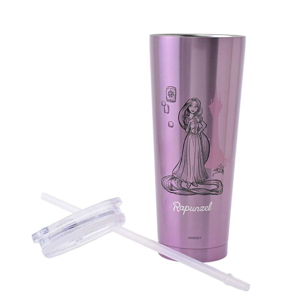 ラプンツェル タンブラー ステンレス ストロー付き プリンセスドリーム Drinkware