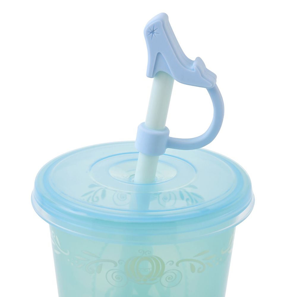 シンデレラ タンブラー カラーチェンジ ストローキャップ付き プリンセスシルエット Drinkware